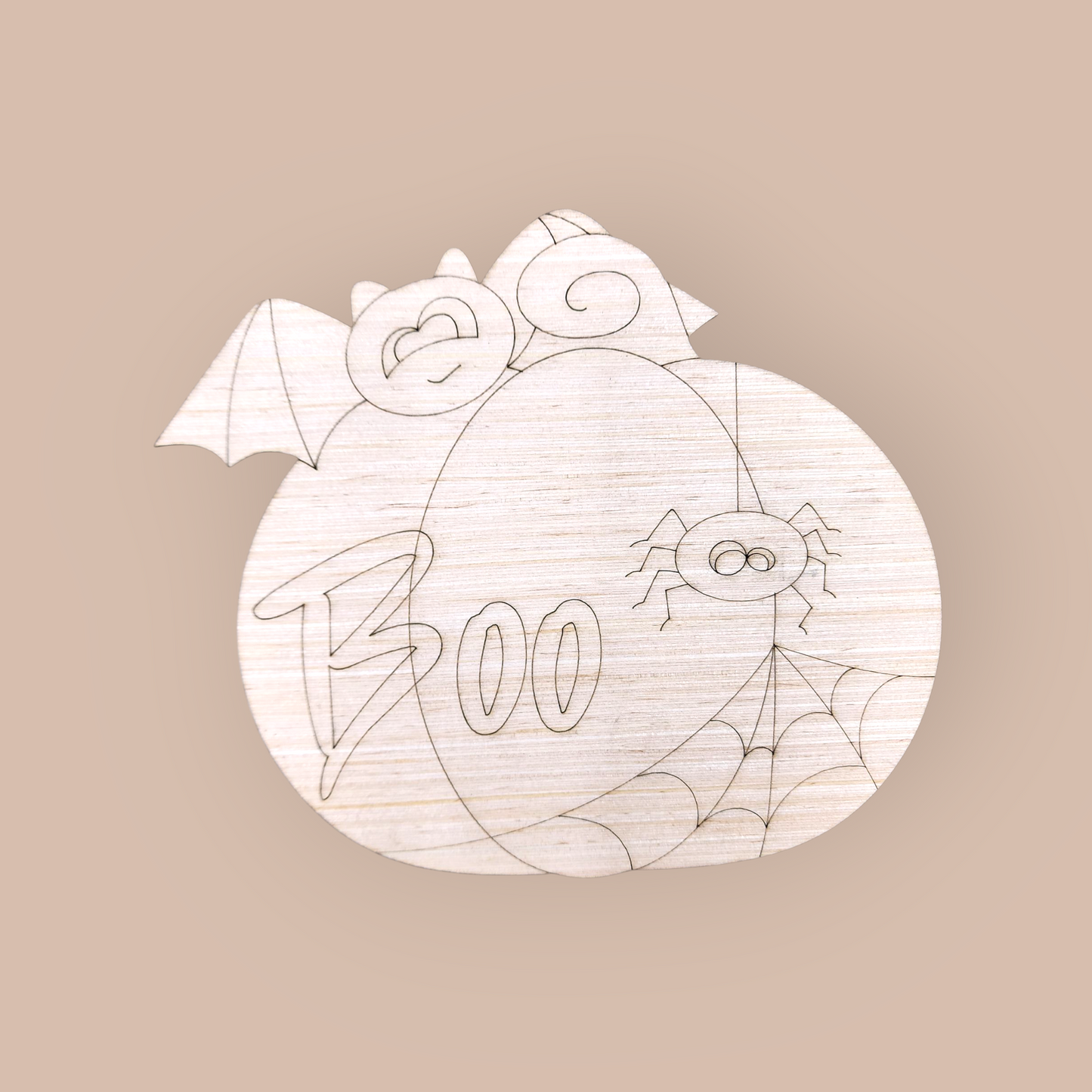 Boo Pumpkin With Bat (PC007)