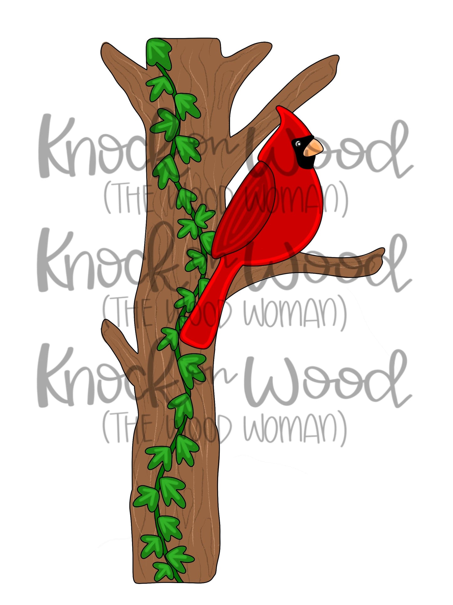 Cardinal In Tree (KW002)