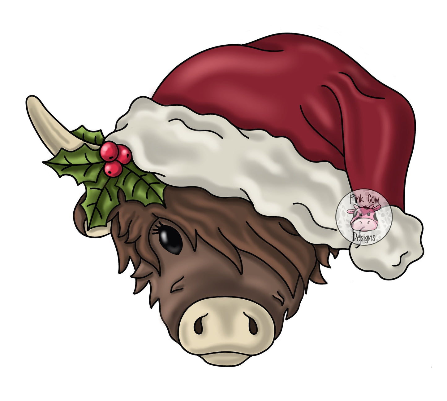 Highland Cow Christmas (PC027)
