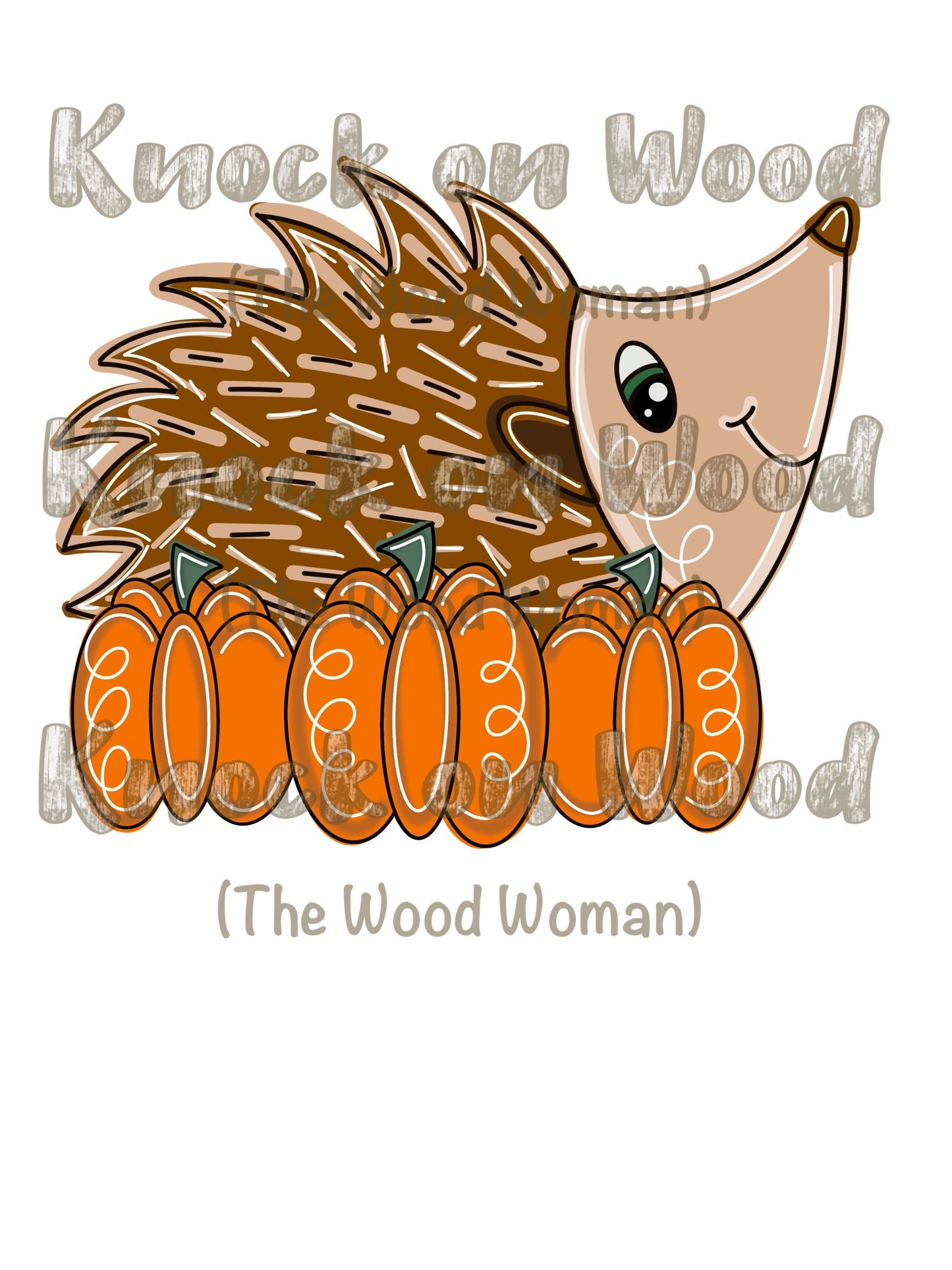 Hedgehog With Pumpkins (KW030)