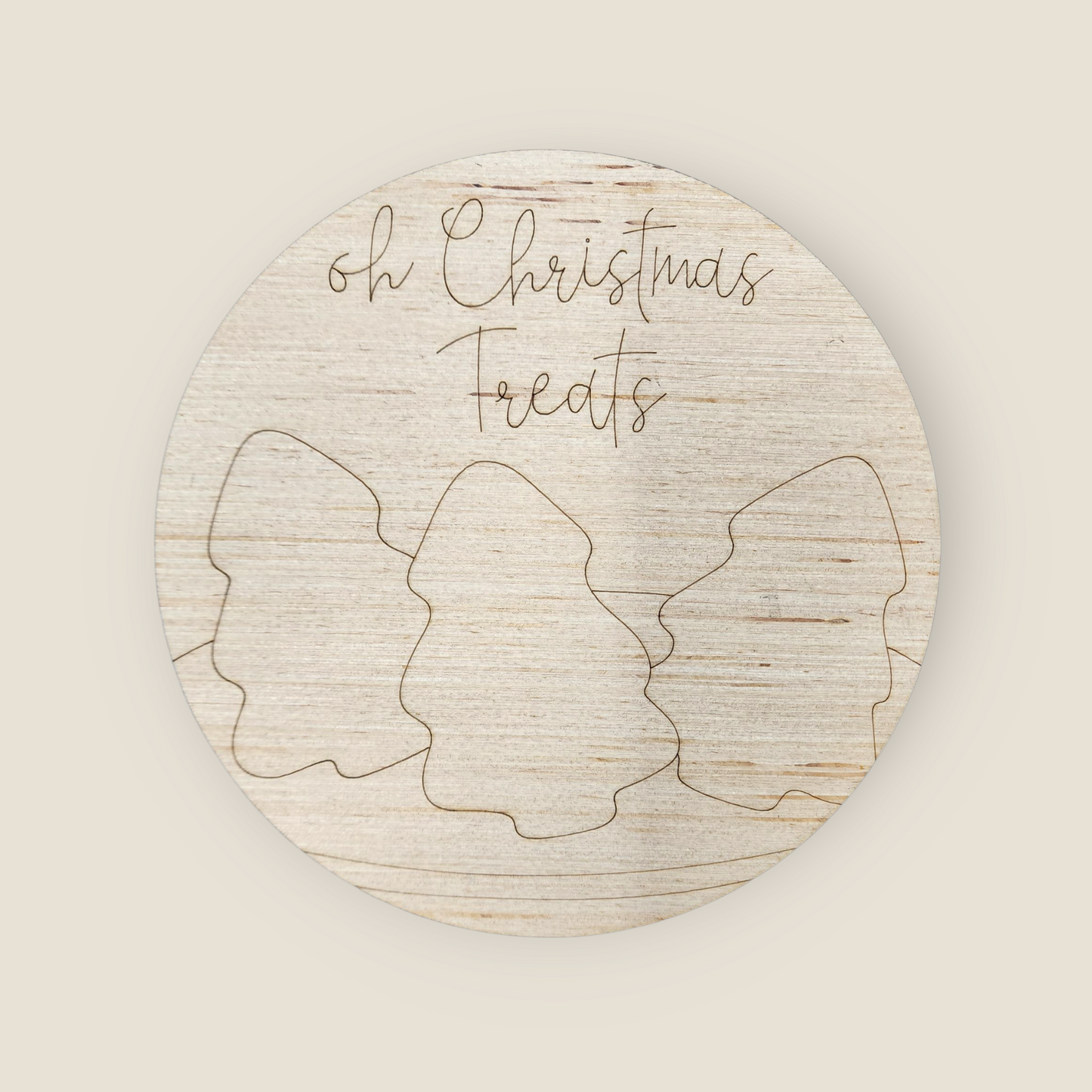 Oh Christmas Treats Round (PC044)
