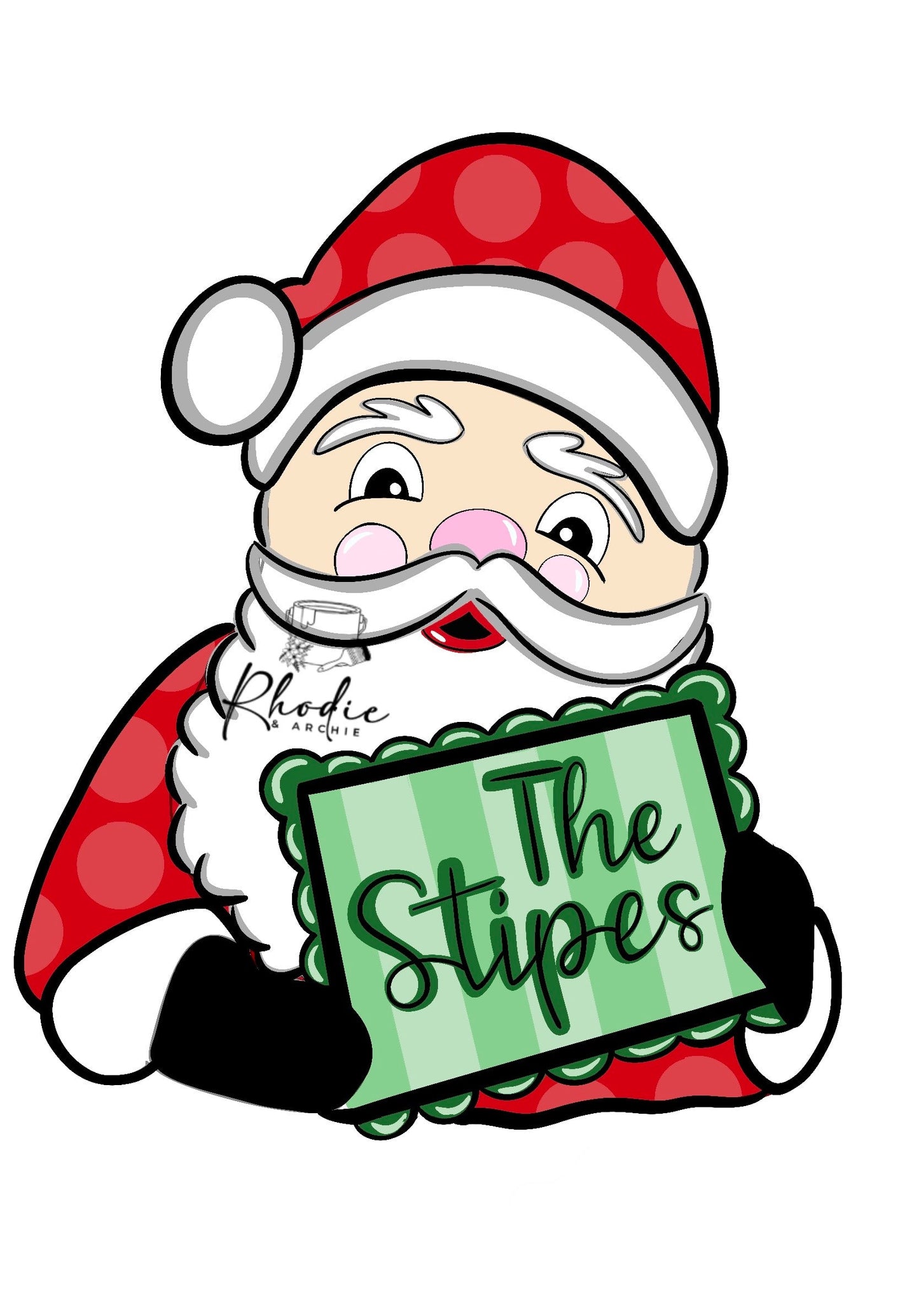 Santa Holding Sign (RA113)