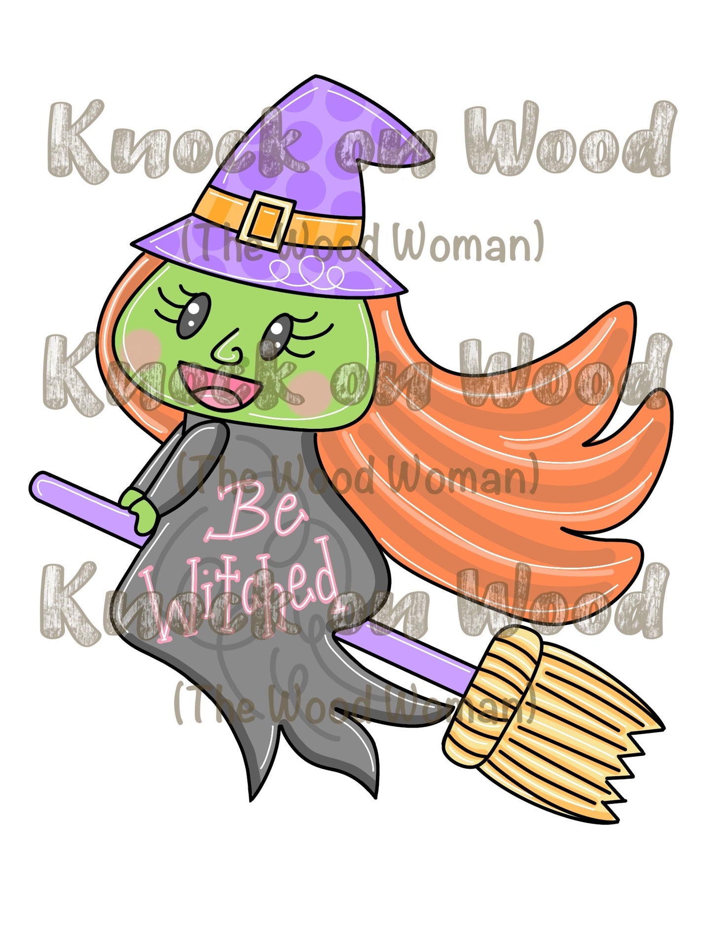 Witch On Broom (KW040)