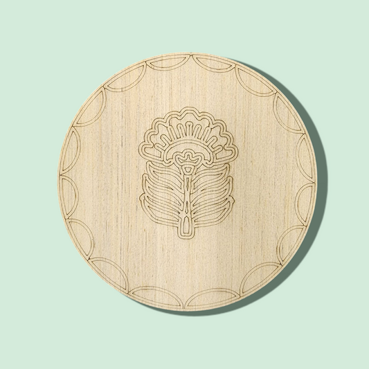 Flower Round (RA017WS)