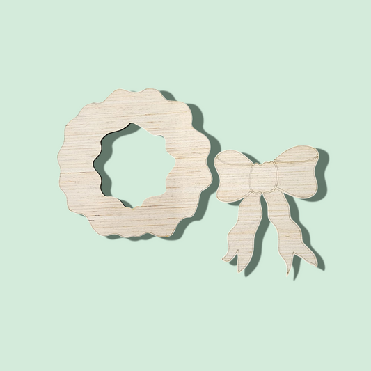Wreath With Interchangeable Bow (RA016BWS)