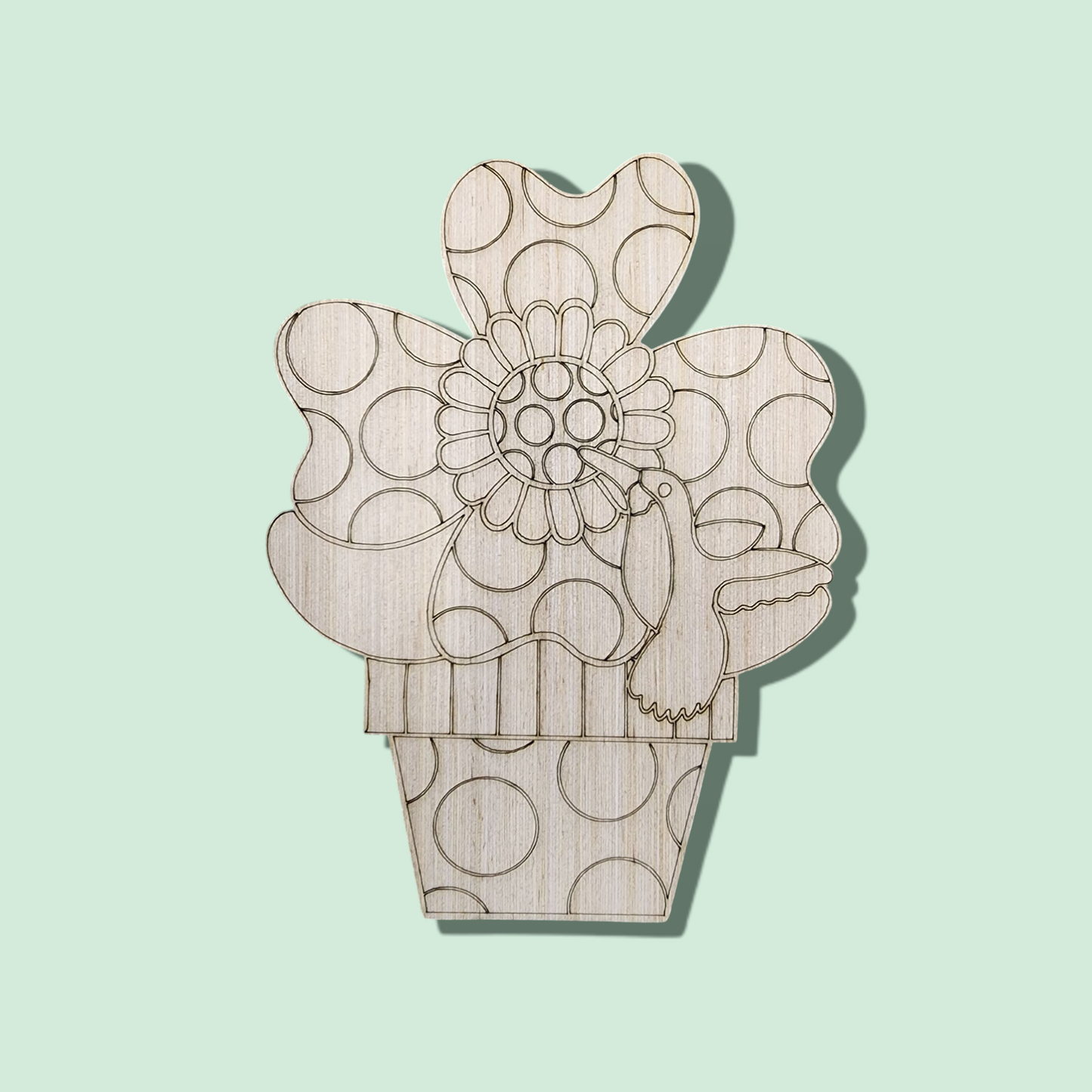 Hummingbird Flower Pot (RA049WS)