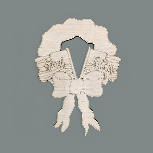 God Bless America Wreath (RA061WS)
