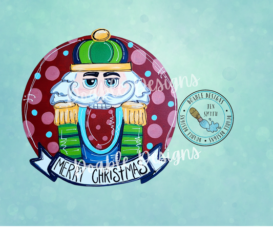 Doable Designs Nutcracker Round Plywood Cutout | DIY Holiday Decor

