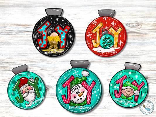 Joy Santa Christmas Ball (DD019WS)