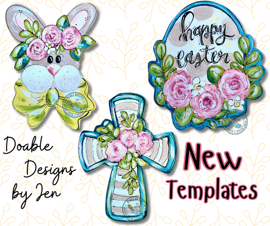 Doable Designs Floral Easter Egg (DD048WS)