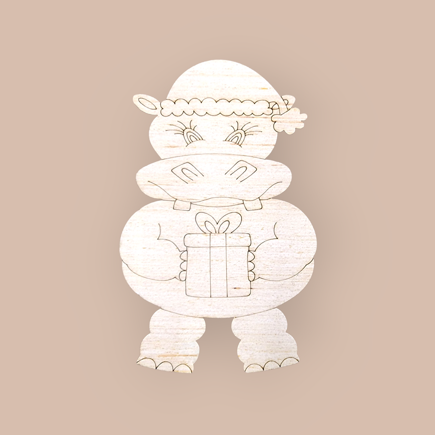 Christmas Hippo (KW012)
