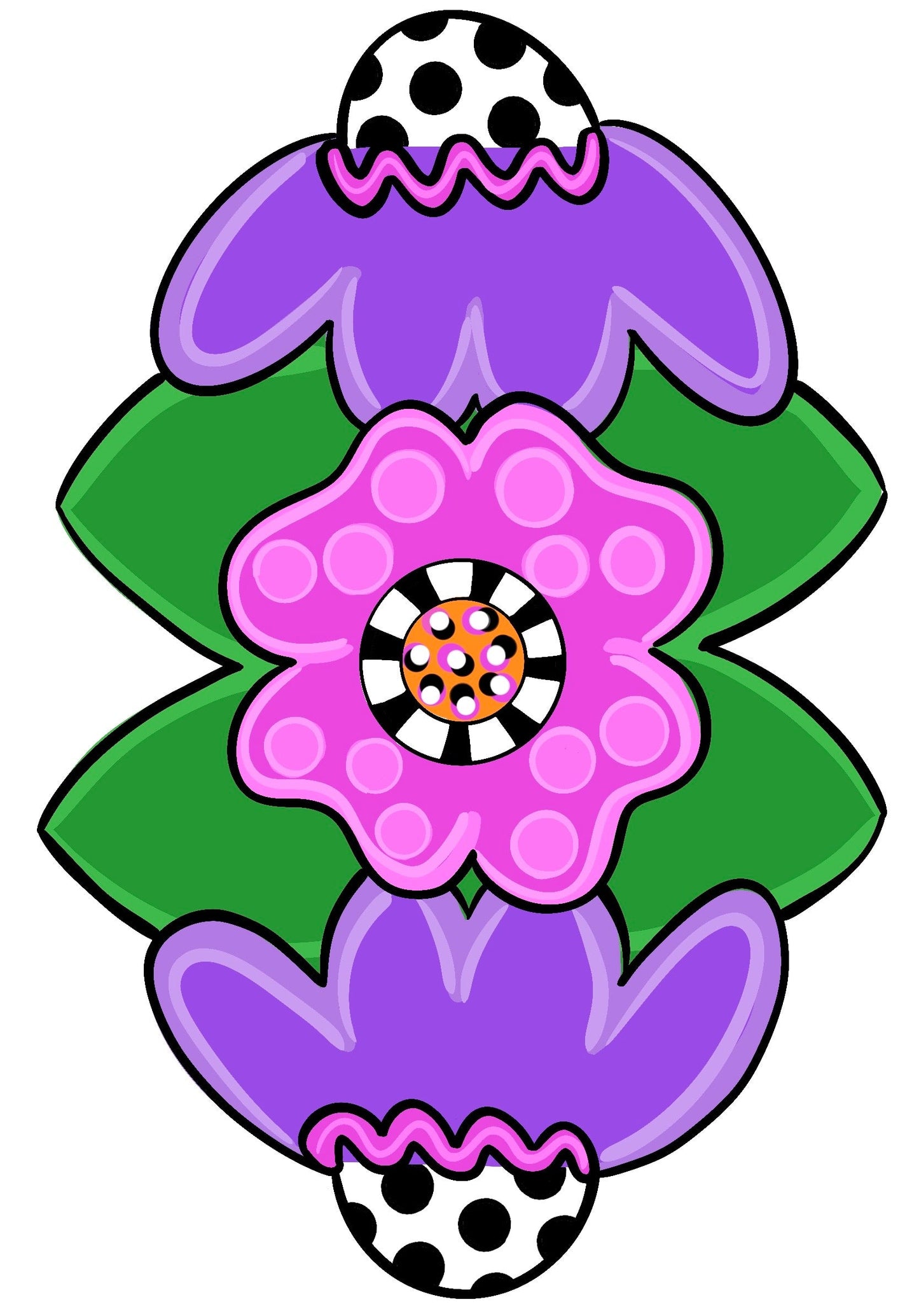 Vertical Flowers  (RA044WS)