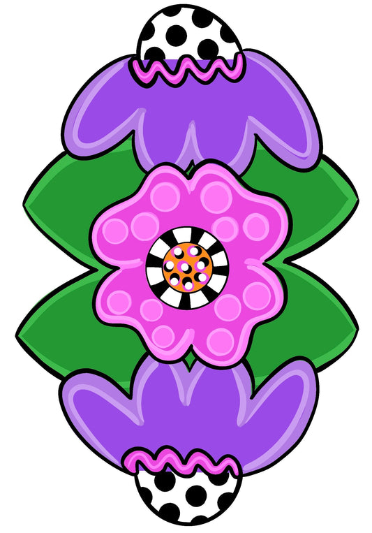 Vertical Flowers  (RA044WS)