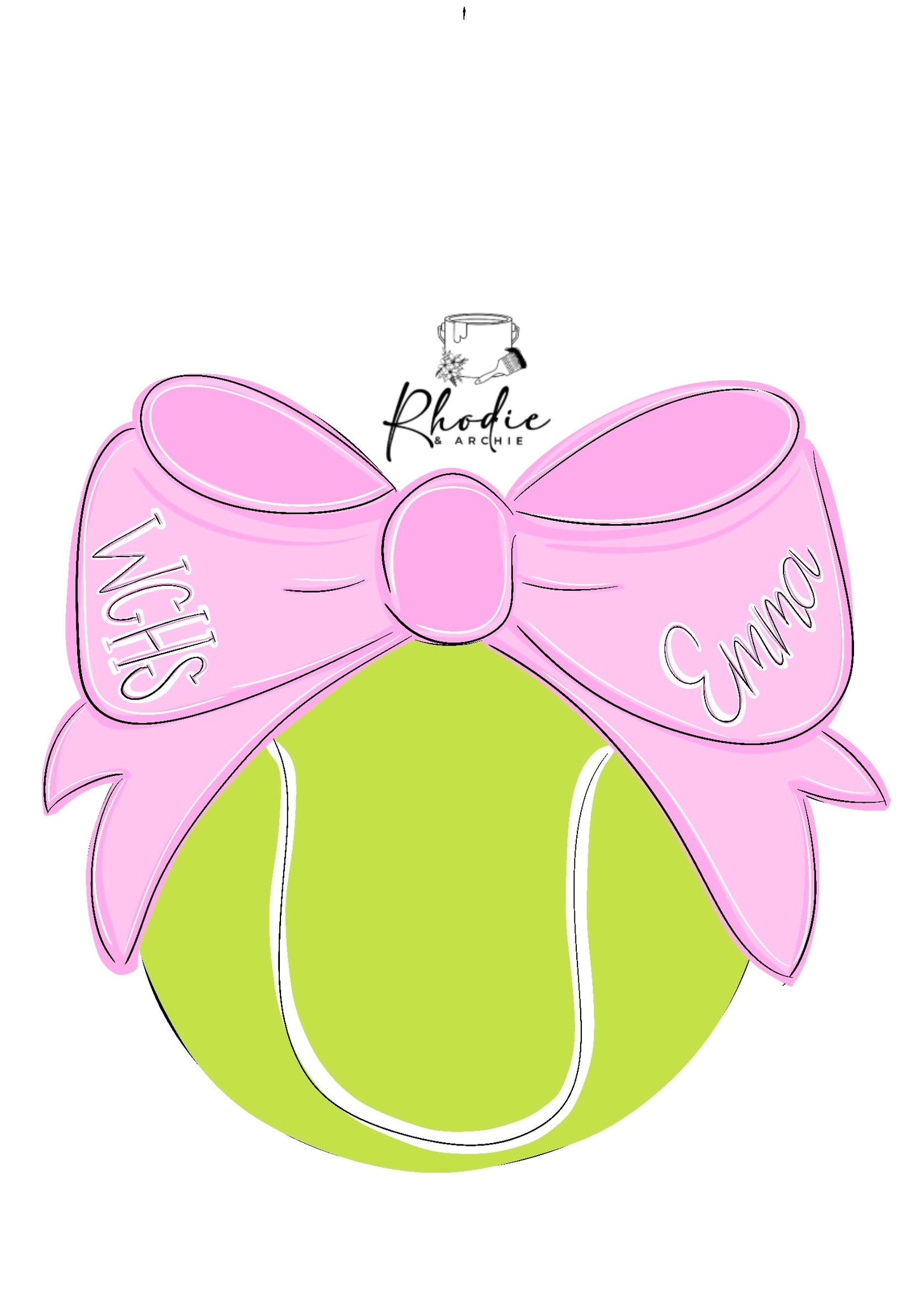 Tennis Ball Bow (RA067WS)