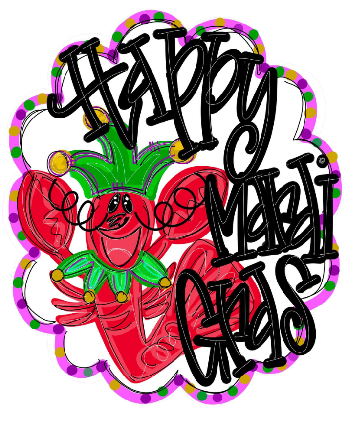 Mardi Gras Crawfish (HC120WS)
