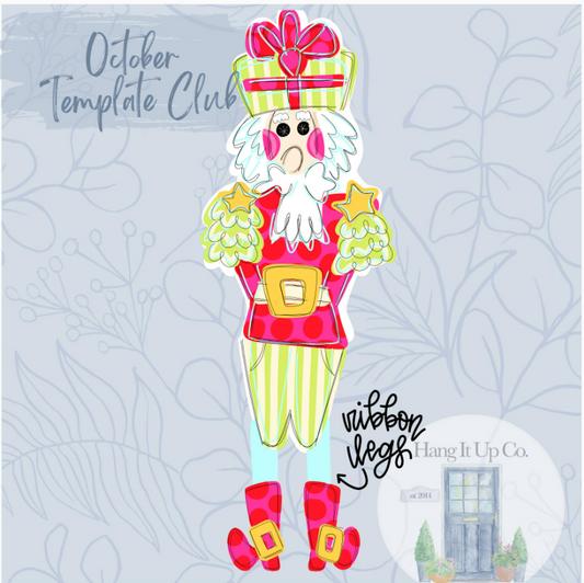 Ribbon Leg Nutcracker (HC103WS)