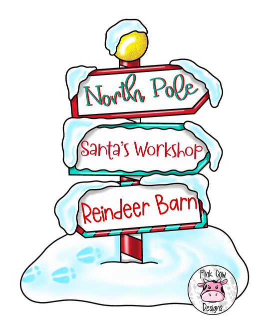 North Pole Sign (PC042)