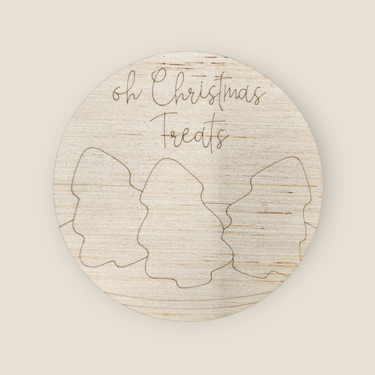 Oh Christmas Treats Round (PC044)