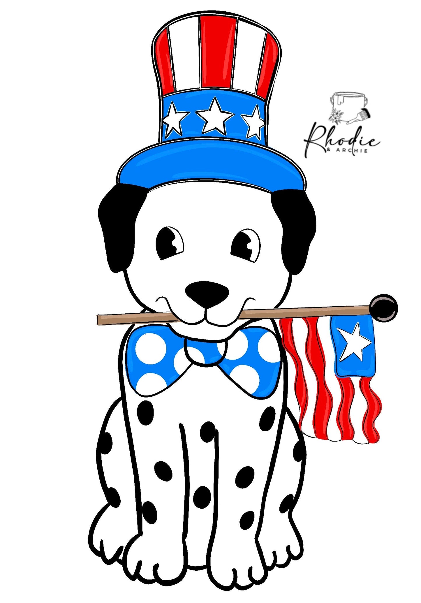 4th of July/Patriotic Dog (RA073WS)
