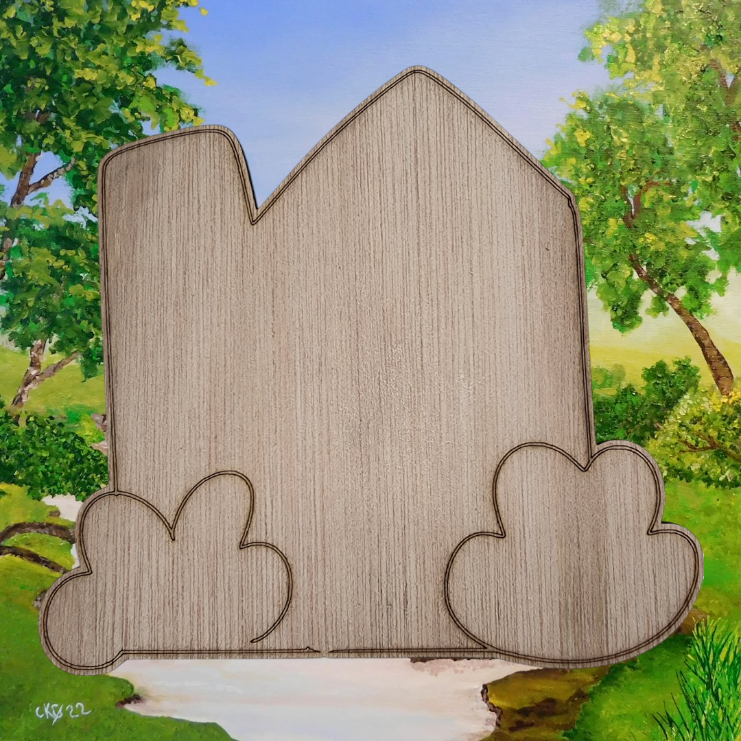 Home Est. (HC072) | Unfinished DIY Craft Blank

