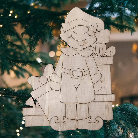 Doable Designs Elf Plywood Cutout | DIY Holiday Decor