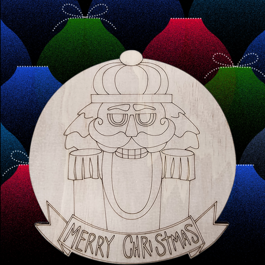 Doable Designs Nutcracker Round Plywood Cutout | DIY Holiday Decor

