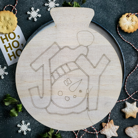 Joy Snowman Christmas Ball (DD020WS)