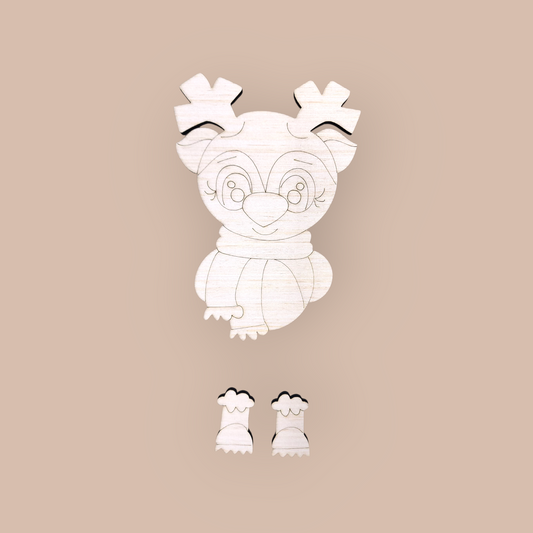 Ribbon Leg Reindeer (MJ044)