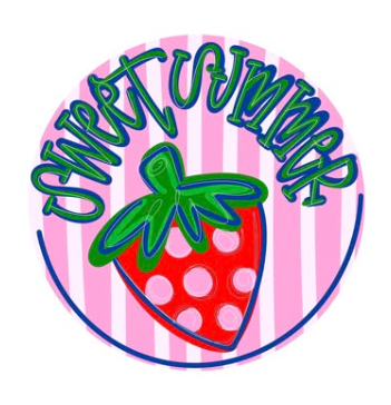 Sweet Summer Strawberry Round (HC165)